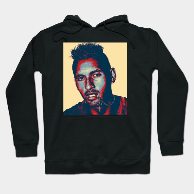 nick kyrgios Hoodie by BorodinaAlen